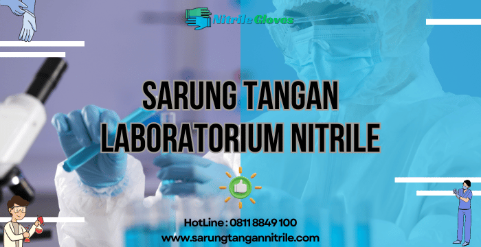Sarung Tangan Laboratorium Nitrile